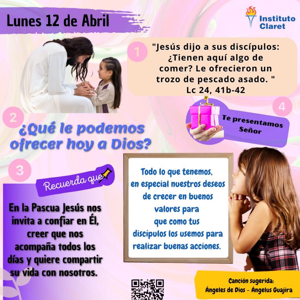 Oración Pastoral, semana del 12 al 16 de abril 2021 – Instituto Claret ...